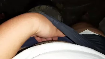 I caught my neighbor girl masturbating, I got excited and started masturbating too - IkaSmokS