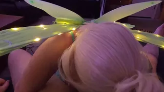 Blowjob fun time while dressed up