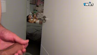 Day 7 - I Jerked Off On My Step Sister But She Caught Me And I Fucked Her Mouth Hard - Cum In Mouth