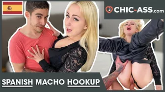 PERFECT HOOKUP with Blonde Spanish Chick (Spanish Porn)! CHIC-ASS