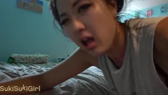 My beautiful Chinese Wife MOANING will make you CUM