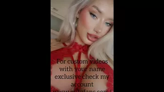 Custom videos for my favorite fan with your name