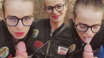 I met a nymphomaniac in a forest park , dragged me into the bushes and brought me to orgasm !