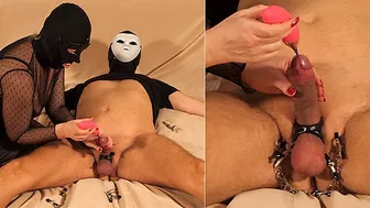 The Black Dominatrix Day 6 - Intense Urethral Cock Sounding with a high speed vibrator