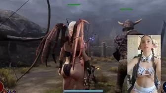 Cute Cow Girl Plays Sexy Succubus Game Time To Milk The Enemy And Claim My Prize