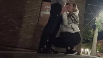 Sucking Cock in the Bar and DOWNTOWN and FLASHING EVERYWHERE