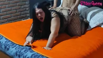 Big ass BBW Ebony LAtina whore gets fucked by young cock