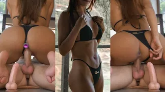 Kate Rides Carl While He Stimulates His Prostate - Vertical Pure Pleasure