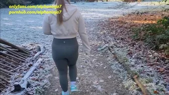 Public Park Makes Me Wana Fuck in Winter