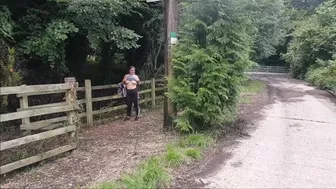 Public Path Interrupted Risky Sex & Swallow