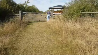 CUM OUTSIDE / blowjob SWALLOW FIELD...