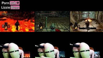 Dark Souls Fuck Machine Challenge #17 - Bed of Chaos (what even is this mf boss lol)