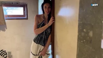 Horny Stepmom Spies On Stepson In Shower And Then Gets Cum On Face