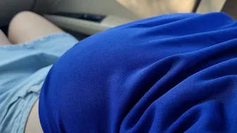 Picked Up Hot Babe with Big Boobs and No Bra