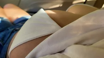 Naughty Stranger lets Me Touch Her Big Natural Boobs in the Car