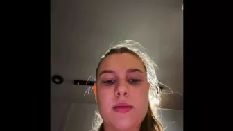 Squirting in public. Huge anal plug in tight ass