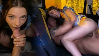 We Picked Her Up After Party And Fucked Her RAW In The CAR SHE SWALLOWED All ! - Massy Sweet
