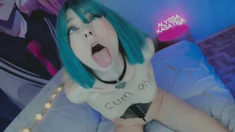 SHE WANTS TO BE YOUR AHEGAO CUMDOLL, DADDY!
