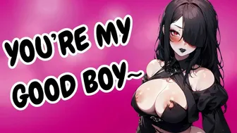 F4M Your Hot Busty Goth Roommate NEEDS You | ASMR Audio Roleplay