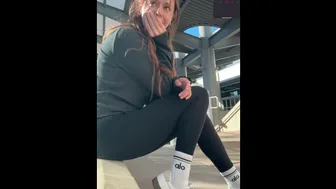 Finding A Spot At The Mall To Cum Hard | Public Orgasm | Outdoors