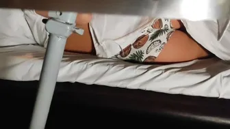 On the train, he publicly fucked a married fellow traveler by introducing himself to her as a produc