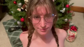 Tight Teen Miss Summer Monarch Gave Me All Her Holes For Christmas!