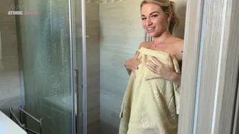 My Neighbor Catches Me Jerking Off and Decides to Take It in Her Mouth