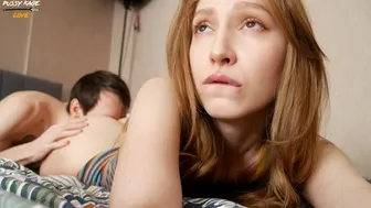 The Girl Moans Beautifully While I Fuck Her Wet Pussy and Cum In Her Mouth