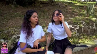My lesbian bestfriend make me left school so we can fuck