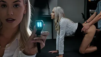 Beautiful Blonde Doctor Gets Used and Begs For Cock - Freeze Time Stop Sex Creampie