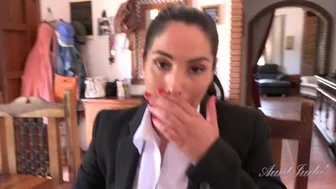 Aunt Judy's Big Tit MILFs - Your Sexy Latina MILF Boss Linda Del Sol lets you Fuck Her (POV)