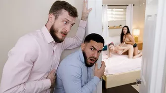 Busty Step Daughters Brie Klein & Alice Visby Enjoy Hardcore Step Family Foursome - DaughterSwap