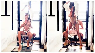 He ties my wrists and fucks me hard, final creampie - LAMULAND -