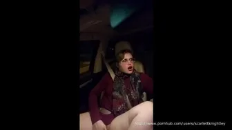 French Teen Touches Herself For Taxi Fare