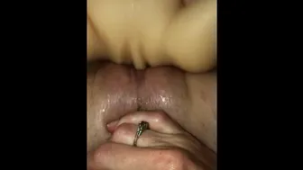 POV Lesbian Tribbing / Scissoring Fantasy: Husband convinces Wife to try grinding with another pussy