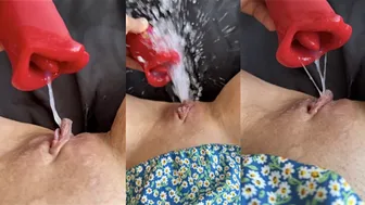 FPOV: CRAZY PUSSY LICKING TOY MAKE ME BIG SQUIRT exclusive for shorties