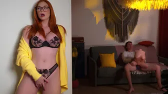 A pervert girl next door ask me to fuck a doll imagining that it's her. Tantaly