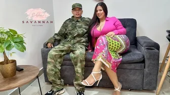 Cheating Wife Has a Sexual Fantasy with Her Military Bro-in-Law - Savannah Watson BBW