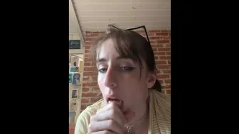 Best friend tempts you with her big tits