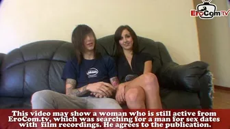 Real young amateur couple turns their first porn