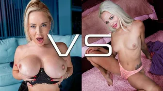 COMPILATION! Savannah Bond / Elsa Jean - Big Ass MILF VS Petite TEEN - Who Would YOU Fuck First?