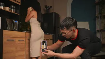 Oh no, that wasn't my intention! - Embarrassed stepbrother ends up having sex with his slim stepsister