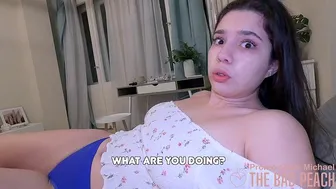 My Stepsister Caught Me Jerking off in Her Bed