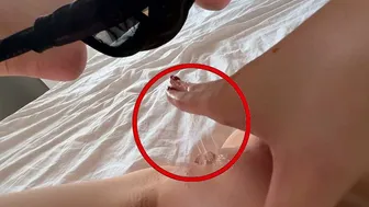 Wet Pussy Fingering Before Work! Intense Orgasm Female POV