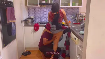 Saree Sex - Loud Pussy Eating - Hardcore Face Fucking and Missionary with Devar Husband's Brother