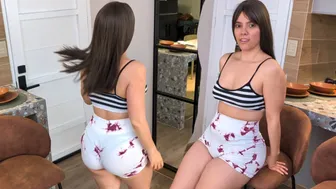 Colombian MILF seduces her trainer and convinces him to have sex before her husband returns