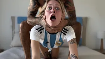 Before the 2026 World Cup, a Sexy Petite Blonde Yankee Wanted to Be My Argentina Good Luck Charm