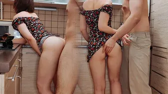 He pulled me away from washing the dishes because he wanted to fuck