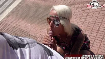 German tourist fucked publicly on the street in Mallorca