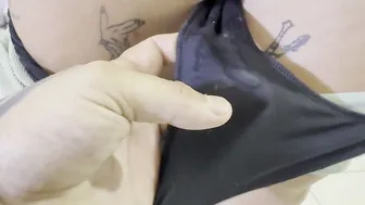 CHEATING WOMAN COMES BACK FROM THE GYM FULL OF HER TRAINER'S CUM